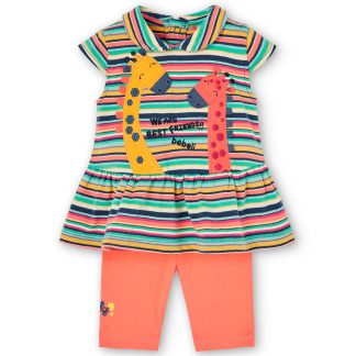 Set 2 piezas punto listado multicolor -Boboli
