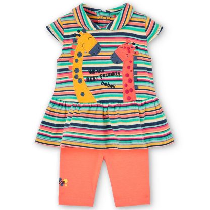 Set 2 piezas punto listado multicolor -Boboli