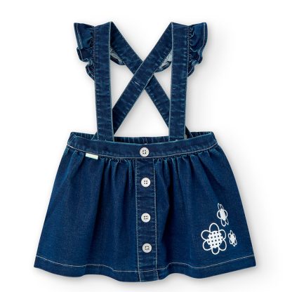 FALDA DENIM BLUE-BOBOLI