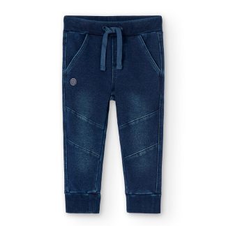 Pantalon felpa denim niño - Boboli