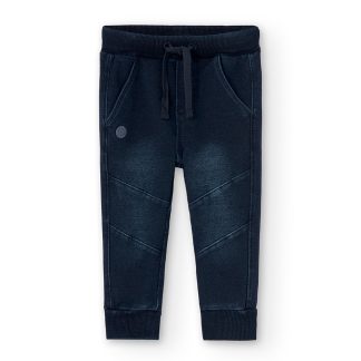 Pantalón felpa denim blue dark - Boboli