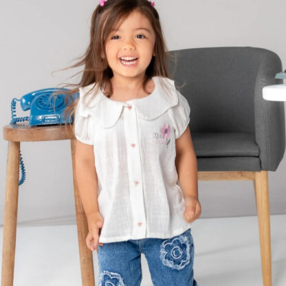 Conjunto niña nice day blanco