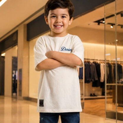 Conjunto Niño de 2 Piezas | Camiseta Estampada y Jean Moderno