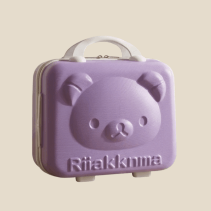 Maleta baby oso lila