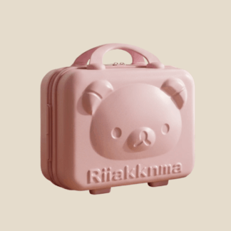 Maleta baby oso rosada