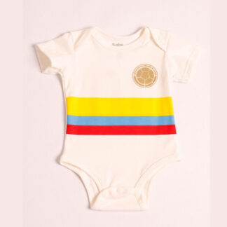 Body para bebé selección Colombia Beige
