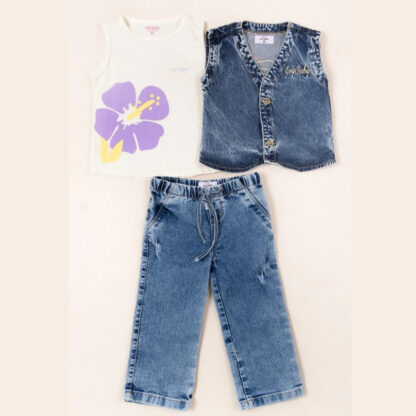 Conjunto 3 prendas denim