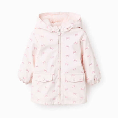 Chaqueta impermeable lazos