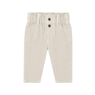 Pantalón beige bebé niña