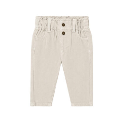 Pantalón beige bebé niña