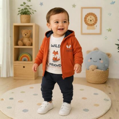 Sudadera de capucha zorro X3