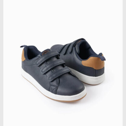 Tenis azul marino con velcro - Zippy
