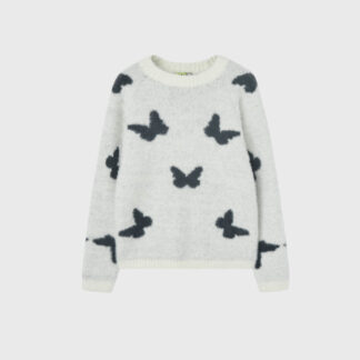 Sueter de punto mariposas