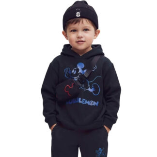 Sudadera Mickey Mouse negro con capucha
