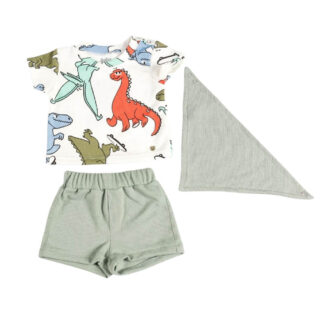 Conjunto para bebé x3 piezas dino