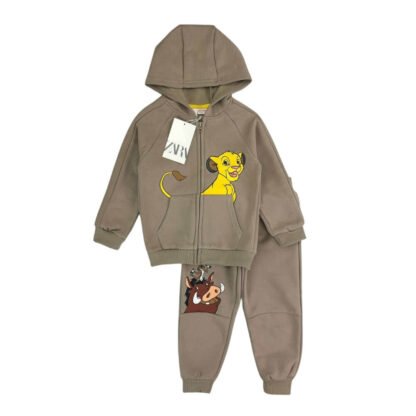 Sudadera con cremallera Rey León