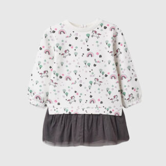 Vestido unicornio con tul - Zippy