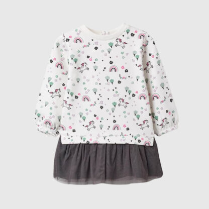 Vestido unicornio con tul - Zippy