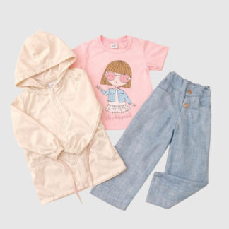 Conjunto 3 piezas con chaqueta antifluido