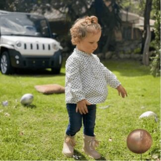Botas de lluvia - Bimbi lazo beige