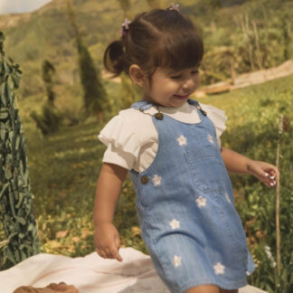 Braga Flores Bebé Niña