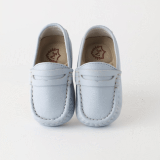 Mocasín de Niño Color Azul con Antifaz