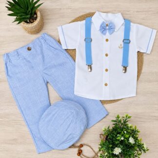Conjunto Niño Tirantes Azul