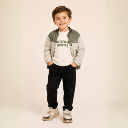 Conjunto 3 Prendas Niño Forever Verde