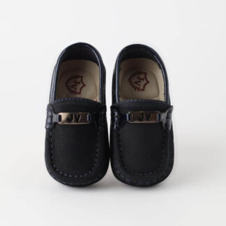 Mocasin de Niño Azul Oscuro - Charol