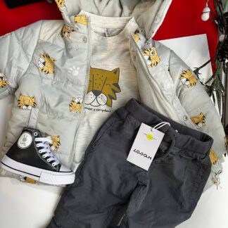 Chaqueta de Invierno Bebé Tigre