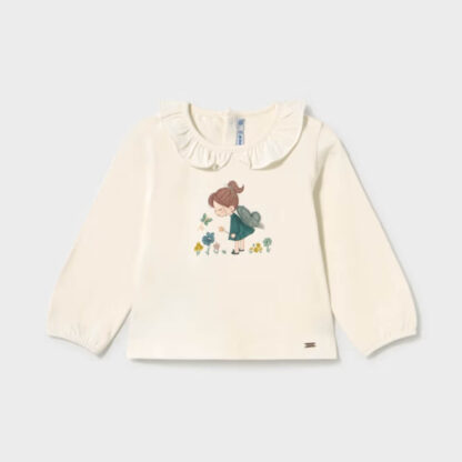 Camibuso Cuello Volante Niña - Mayoral