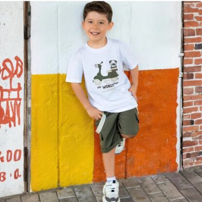 Conjunto Bermuda Niño Scooter Verde