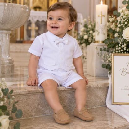 Conjunto Chaleco Blanco