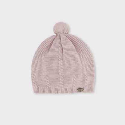 Gorro Tejido Recién Nacido Rosa - Mayoral